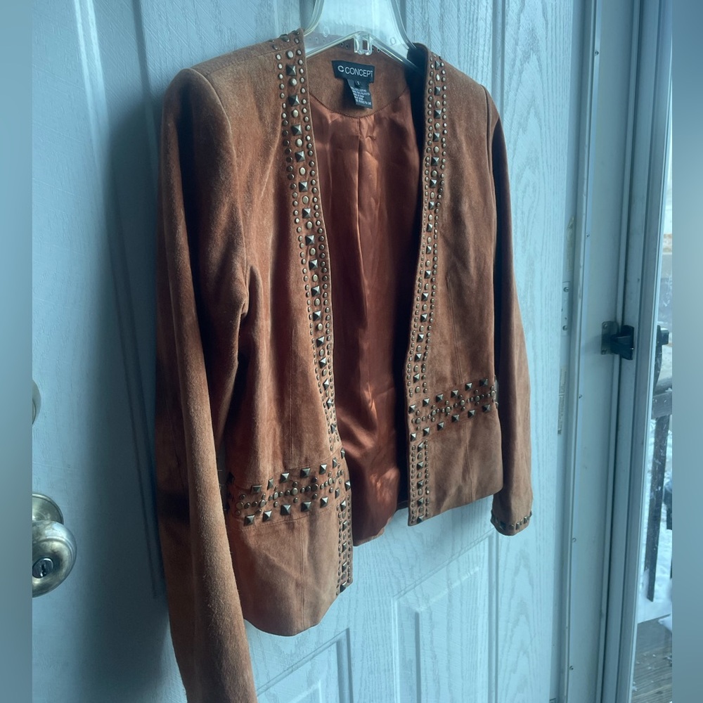 Concept 100% leather coat
